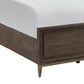 Furniture Worldwide Montclair Queen Panel Bed in Embossed Cocoa and Smoked Gold, , large