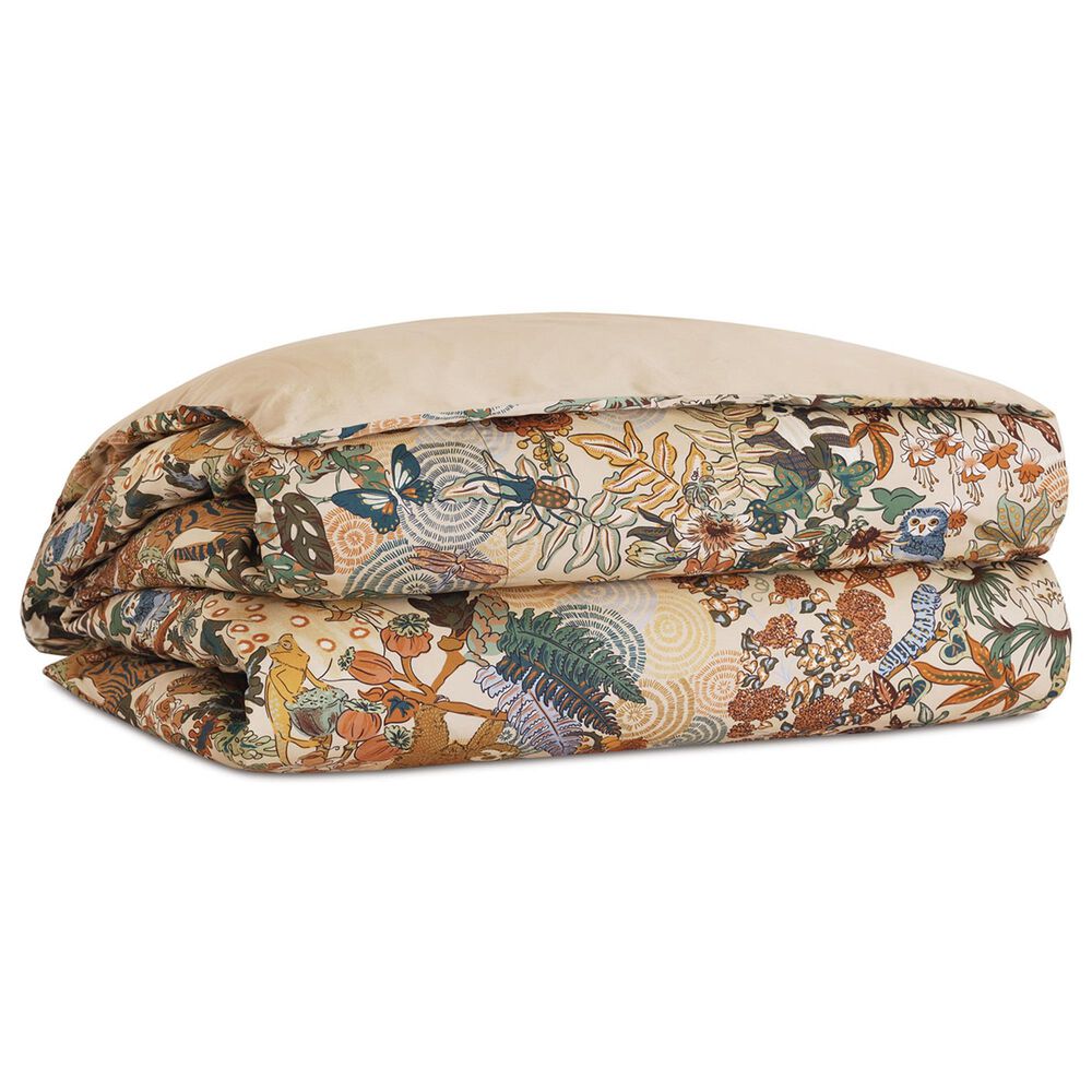 Eastern Accents Gustav King Jungle Print Duvet Cover in Ochre, , large