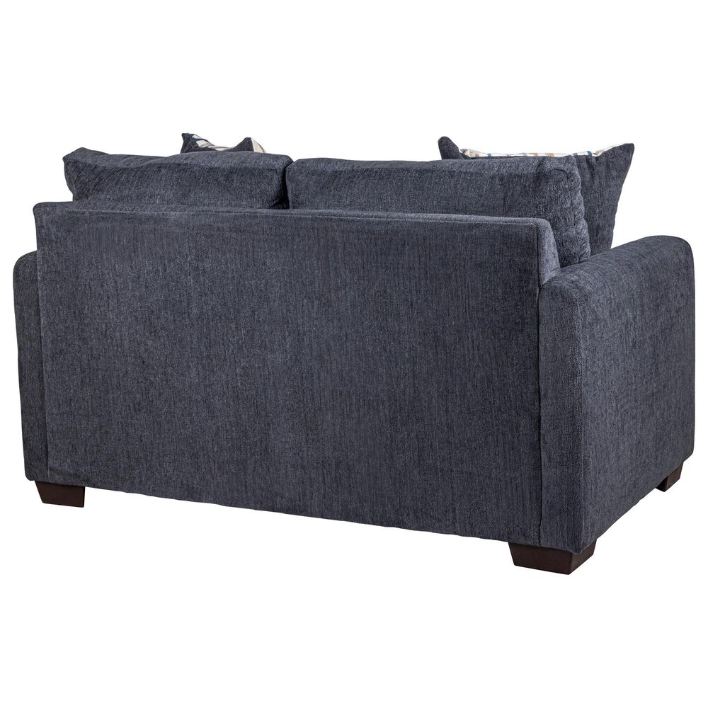 Northwestern Franz Stationary Loveseat in Charcoal, , large