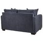 Northwestern Franz Stationary Loveseat in Charcoal, , large