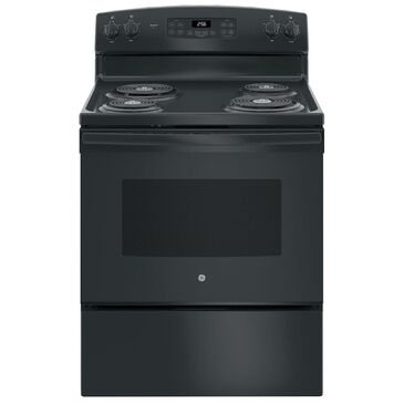 GE Appliances 30" Free-Standing Electric Range in Black, , large
