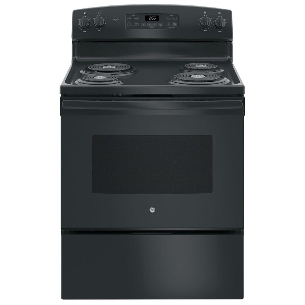 GE Appliances 30" Free-Standing Electric Range in Black, , large