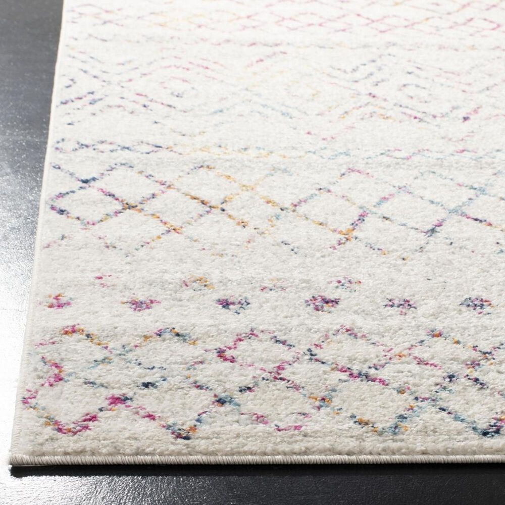 Safavieh Madison MAD798A 2&#39;3&quot; x 8&#39; Ivory and Fuchsia Runner, , large