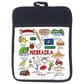 1 Brilliant Gift Wanderer Nebraska Potholder in Black and White, , large