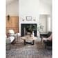 Chris Loves Julia x Loloi Jules 5" x 7"6" Denim and Spice Area Rug, , large