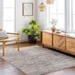 Surya Aida 5" x 7"9" Ivory, Medium Gray, Charcoal, Tan, Deep Teal and Beige Area Rug, , large