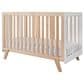 Sorelle Luce 2-In-1 Convertible Crib in Natural and White, , large