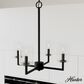 Hunter Kerrison 4-Light Chandelier in Natural Iron, , large