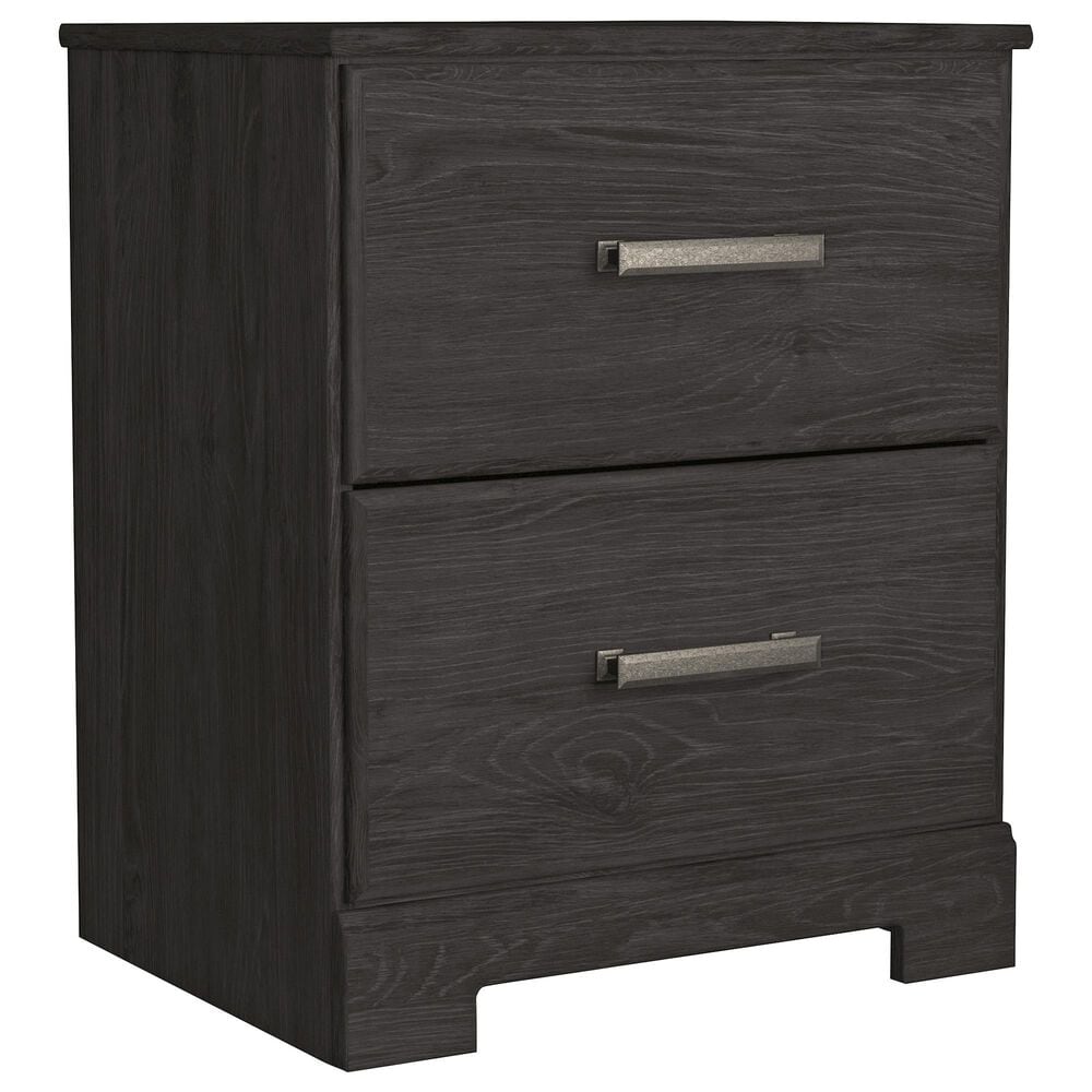 Ashley Belachime 4 Piece Queen Bedroom Set in Dark Charcoal, , large