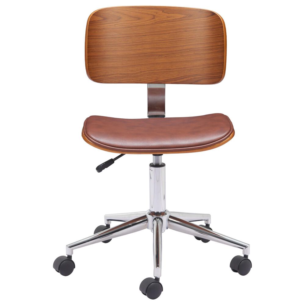 Zuo Modern Duravel Office Chair in Chrome, , large