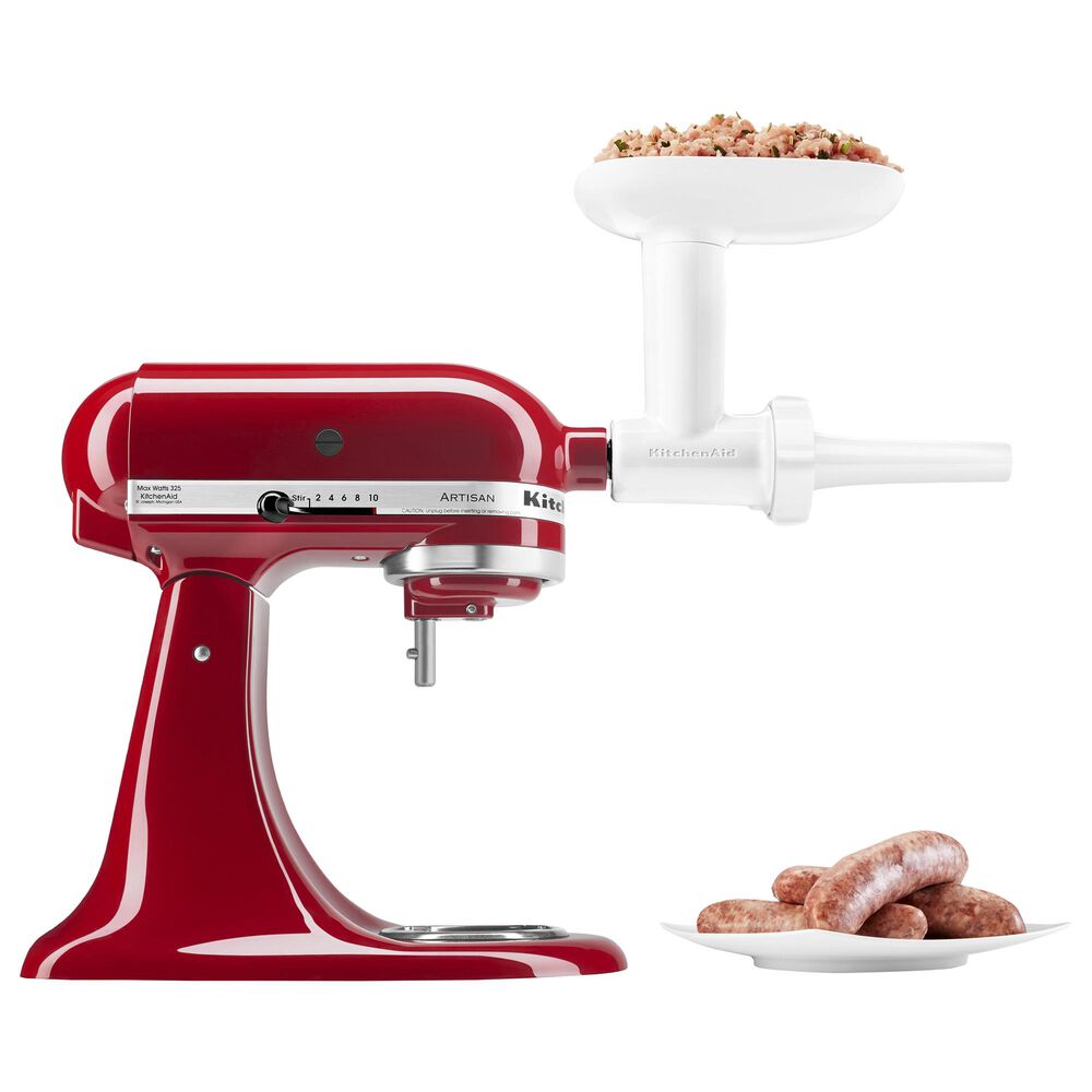 KitchenAid Sausage Stuffer Kit in White, , large