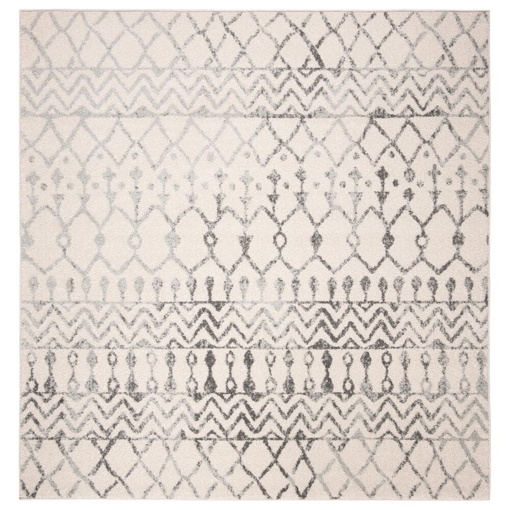 Safavieh Tulum TUL270A 5" Square Ivory and Grey Area Rug, , large