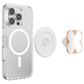 PopSockets MagSafe Circle PopGrip in Enamel Clover Rose Gold, , large
