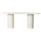 Amber Lewis x Four Hands Rockwell Dining Table in Cream Marble, , large