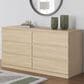 Ashley Onita 6-Drawer Dresser in Natural, , large