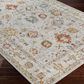 Surya Reina REN-2307 Light Gray, Cream, Denim, Rust, Mustard and Olive 7"10" x 10"2" Area Rug, , large