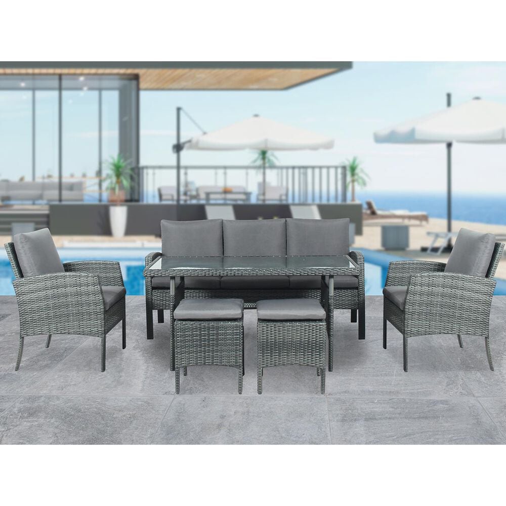 Global Note Collections 6-Piece Patio Set, , large