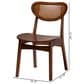 Baxton Studio Hesper Side Chair in Walnut Brown (Set of 2), , large