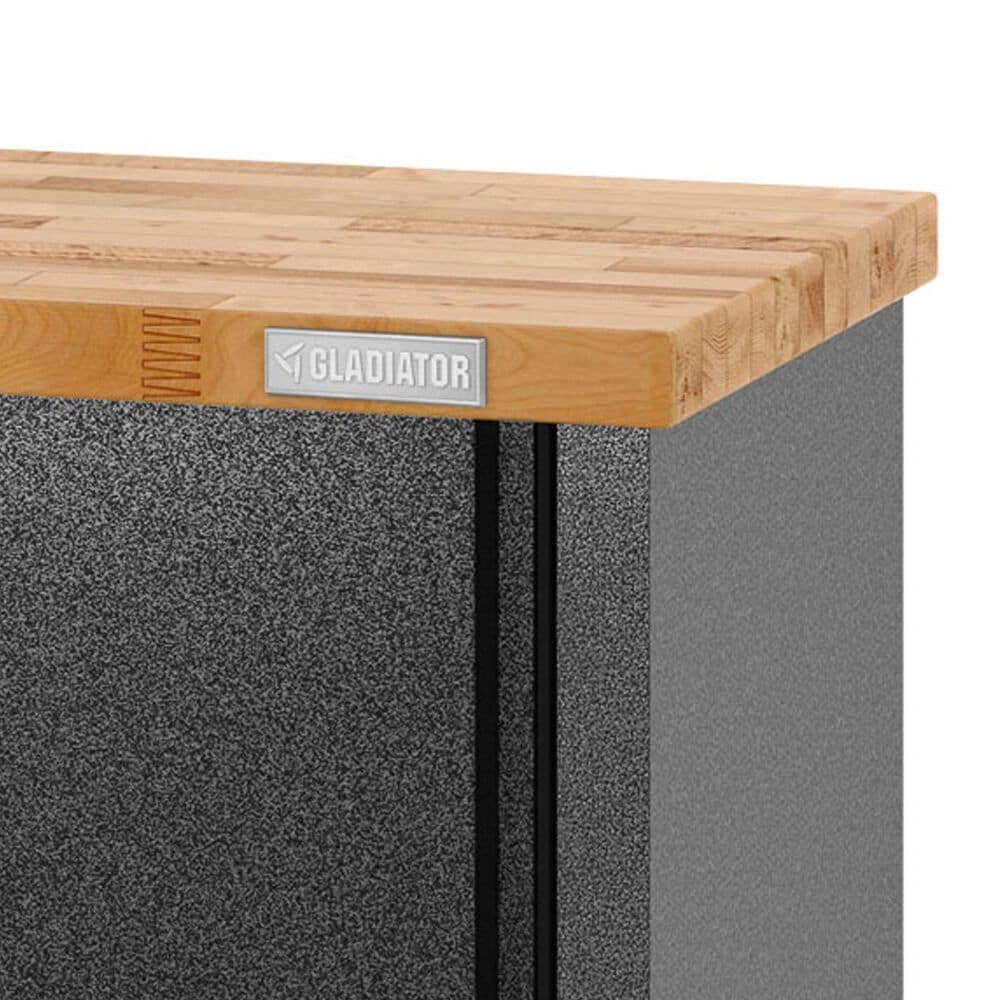 Gladiator Ready-to-Assemble Storage Shoe Bench in Hammered Granite and Granite Slate, , large