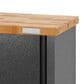 Gladiator Ready-to-Assemble Storage Shoe Bench in Hammered Granite and Granite Slate, , large