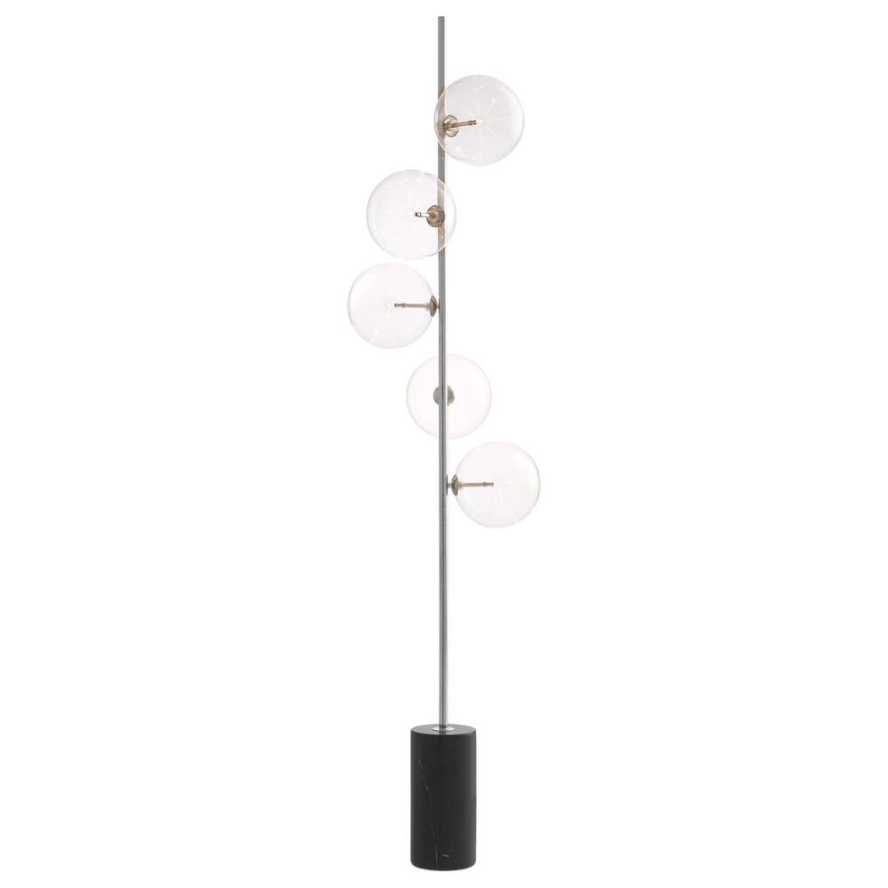 Eichholtz Tempo Floor Lamp in Black and Nickel, , large