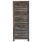 Ashley Drystan 5-Piece Full Storage Bedroom Set in Brown Rustic, Burnt Orange and Teal, , large