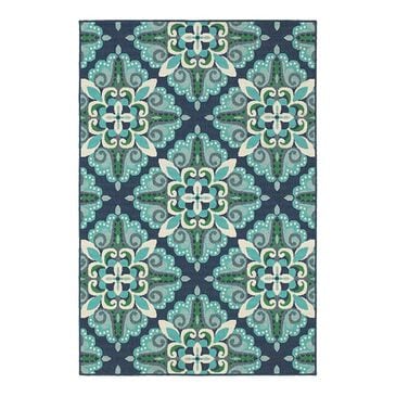 Oriental Weavers Meridian 2206B 7"10" x 10"10" Blue Area Rug, , large