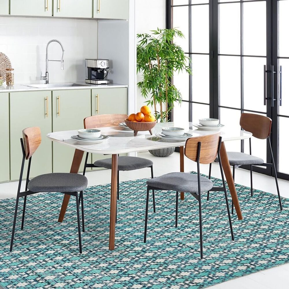 Safavieh Montauk Southwestern 8&#39; x 10&#39; Turquoise and Multicolor Area Rug, , large