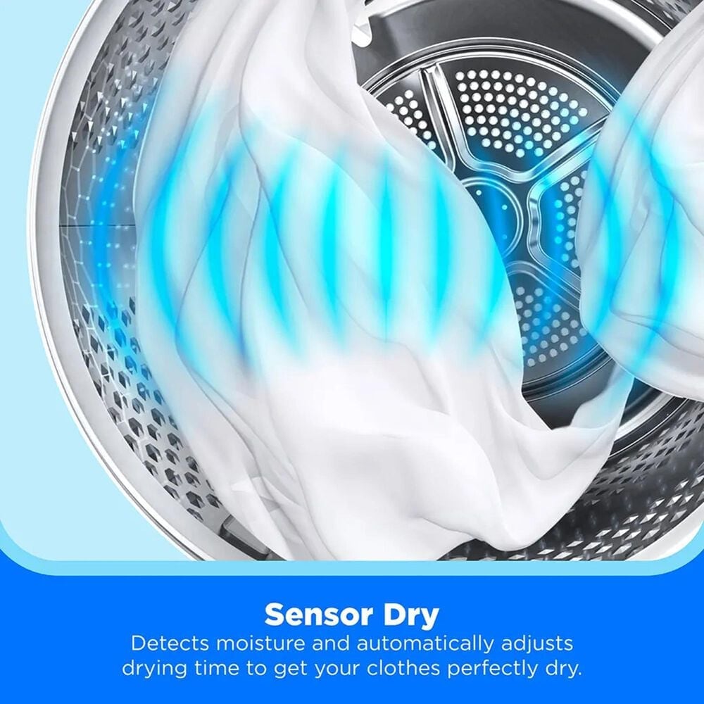 Midea 3.9 Cu. Ft. Top Load Washer and 7.0 Cu. Ft. Top Load Electric Dryer in White, , large