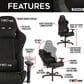 Techni Sport Echo Gaming Chair in Black, , large