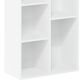 HOMLUX 5-Cube Reversible Storage Bookshelf in White, , large