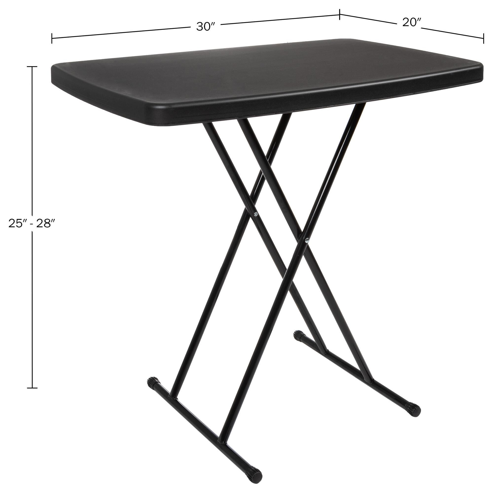 Timberlake Small Folding Table Set in Black Set of 2 NFM