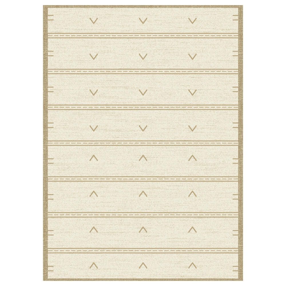 Balta Rugs Congreve Moroccan Striped 7"10" x 10" Tan Area Rug, , large