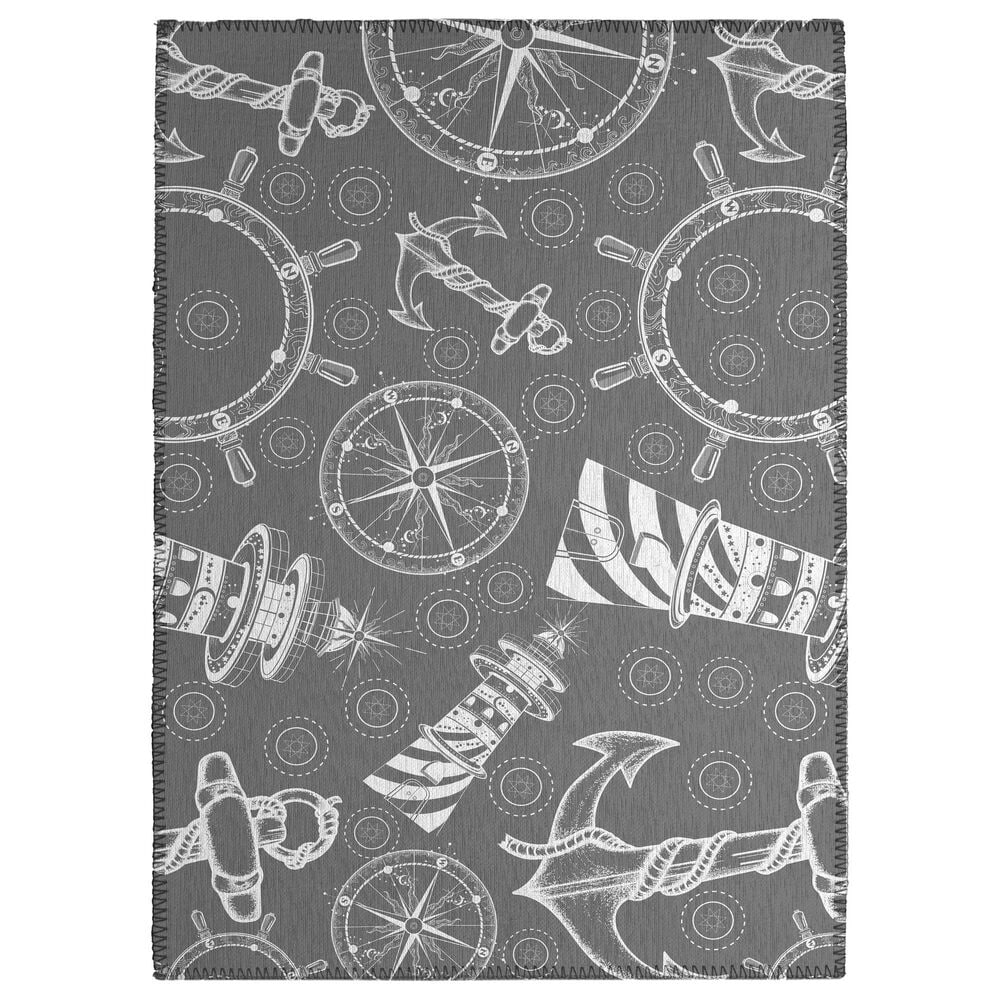 Dalyn Rug Company Harbor 1"8" x 2"6" Grey Indoor/Outdoor Area Rug, , large