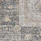 Nourison Starry Nights STN05 10" x 13" Charcoal and Cream Area Rug, , large