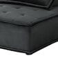 HOMLUX Anna B 5-Piece Stationary Sectional Sofa in Black Velvet, , large