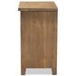 Baxton Studio Clement 2-Drawer End Table in Medium Oak, , large