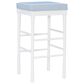 Linon Home Decor Dehart Bar Stool in White, , large