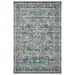 Rifle Paper Co. x Loloi Courtyard 5" x 7"6" Eve Blue Area Rug, , large