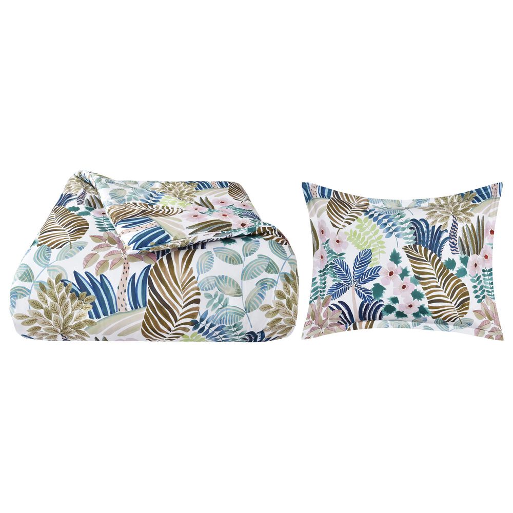 J. Queen Bold Rainforest 2-Piece Twin/Twin XL Comforter Set in Teal, , large