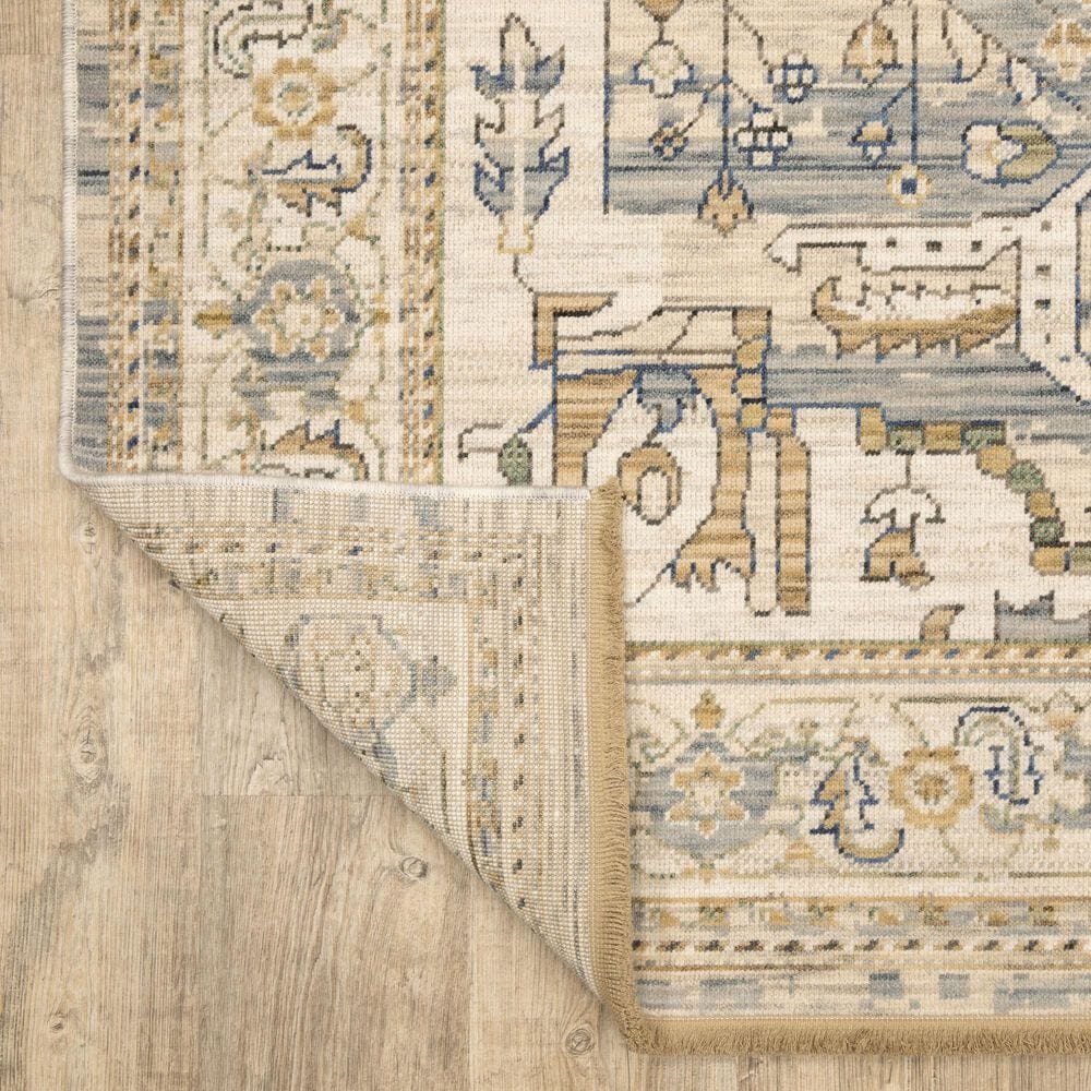 Oriental Weavers Acacia ACA07 Beige and Grey 2&#39;6&quot; x 10&#39; Runner, , large
