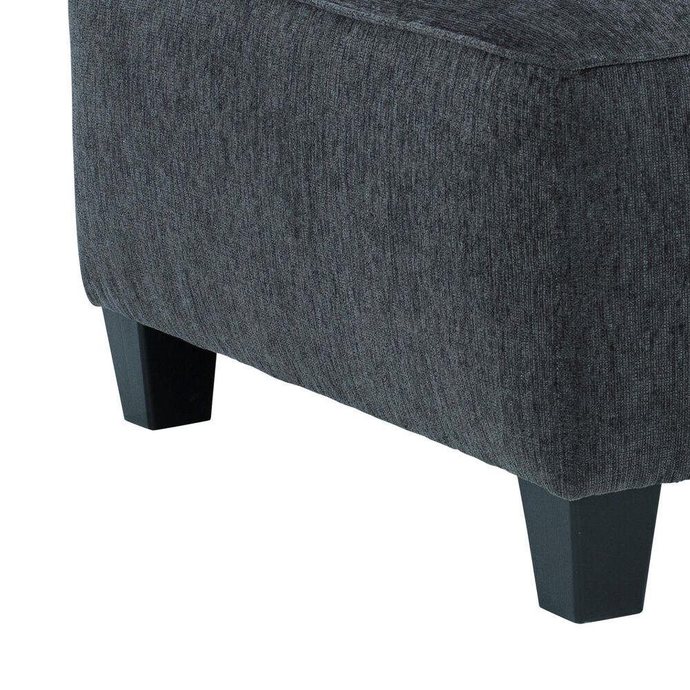 Ashley Abinger Oversized Accent Ottoman in Smoke, , large