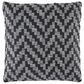 Ashley Tenslock 18" Square Throw Pillow in Black and White, , large