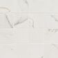 MS International Kaya Calacatta Lucca 3" x 3" on 12" x 12" Porcelain Mosaic Sheet, , large