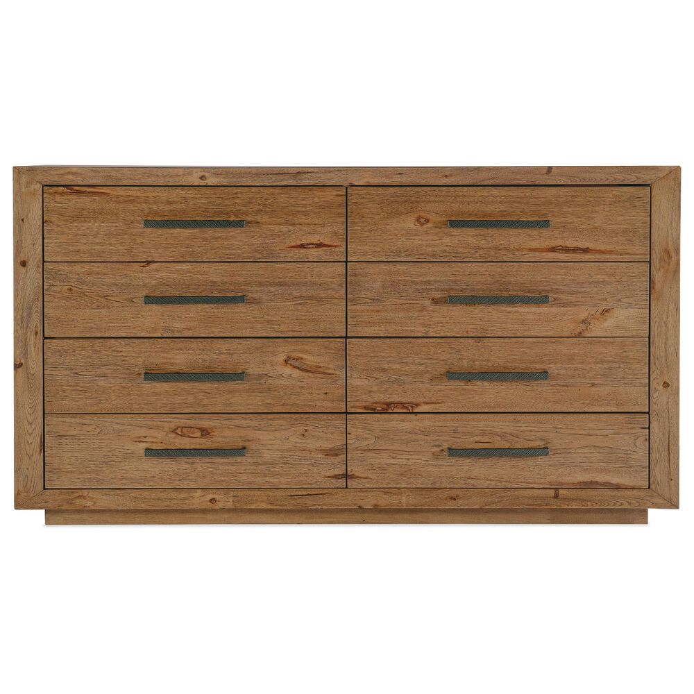 Hooker Furniture Big Sky 8-Drawer Dresser in Vintage Natural, , large
