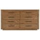 Hooker Furniture Big Sky 8-Drawer Dresser in Vintage Natural, , large