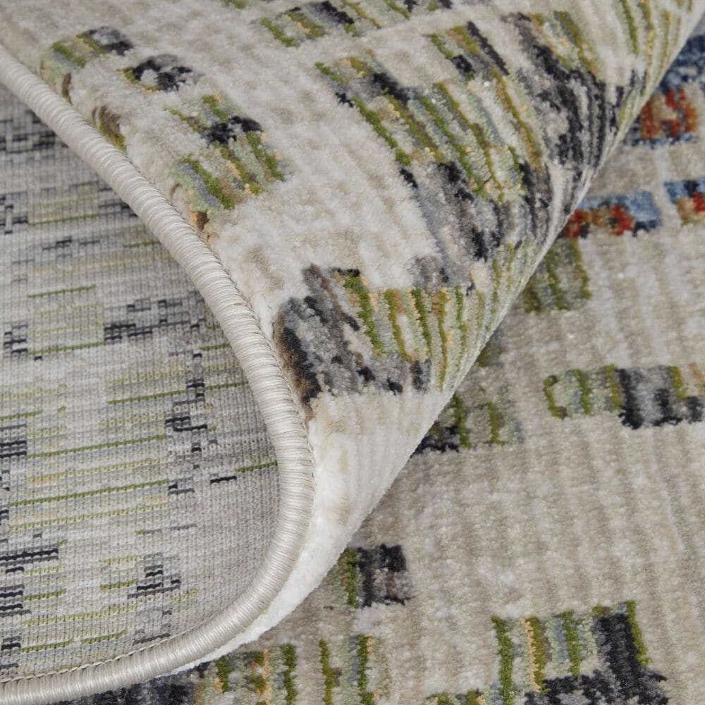 Feizy Sonora 7&#39;10&quot; x 10&#39;3&quot; Ivory and Multicolor Area Rug, , large