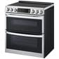 LG Electric Double Oven Slide-In Range, , large