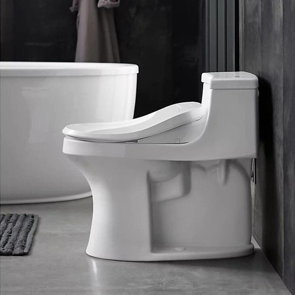 Kohler PureWash E525 Elongated Bidet Toilet Seat in White, , large