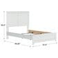 Ashley Bostwick Shoals Full Panel Bed in White, , large